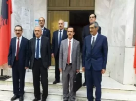 Hassan Ashrafian and a group of plaintiffs of the Mojahedin Khalq entered the court at 8 am and participated in the seventh session of the court against Hamid Noury in Durres/Albania.