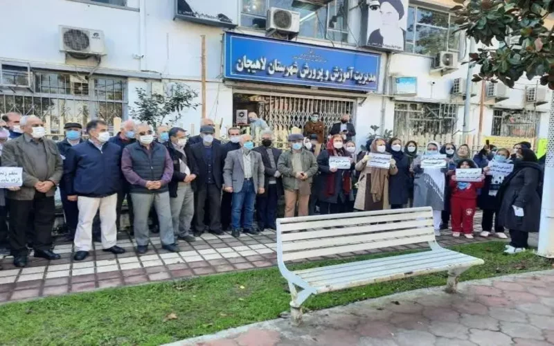 The pensioners’ protests follow the teachers’ protests that have been taking place in recent weeks. Rallies took place across Iran, with teachers and other educators' protesting for better living conditions and pay, and their basic rights.