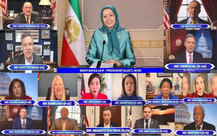 Dozens of US lawmakers in both major parties attended an event hosted by the Organization of Iranian American Communities affirmed their support for Iran’s people while denouncing the Iranian regime.