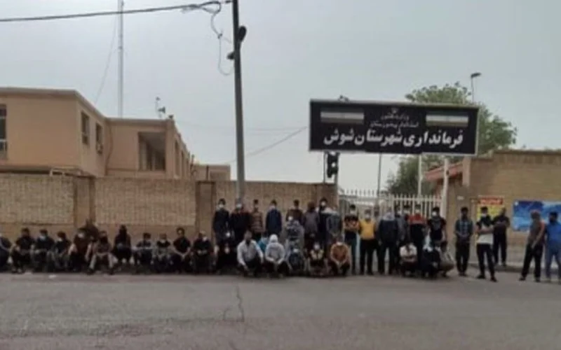 May 1 - Shush, southwest Iran Municipality workers rallied outside the local governorate seeking answers to their long raised demands.