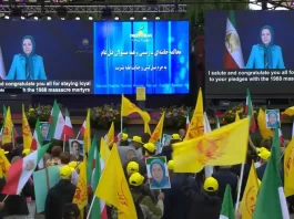 Iranians rally in Stockholm, celebrating the Justice Movement's prevail, emphasizing they will hold all 1988 massacre criminals accountable.
