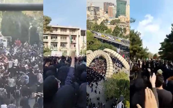 On Cyrus the Great day, Iranian citizens resumed anti-regime protests for day 44 despite the oppressors' merciless crimes and crackdown.