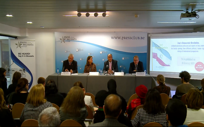 ISJ Press Conference on Iran Democratic Revolution - Correct EU Policy