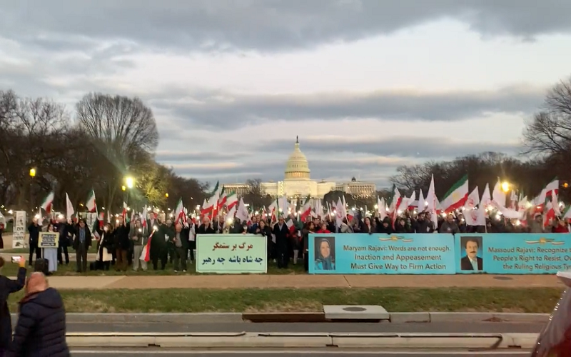 Freedom-loving Iranians and supporters of the MEK expressed their support for Iran people’s protests.