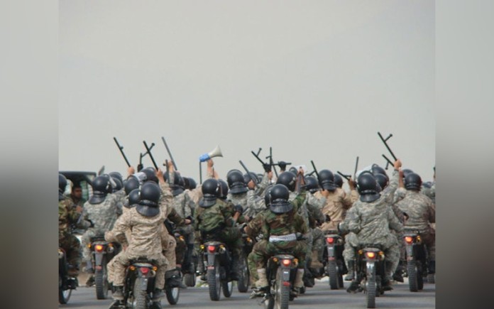The IRGC (Islamic Revolutionary Guard Corps) has been designated as a terror organization due to its involvement in supporting and carrying out acts of terrorism in the Middle East and beyond.