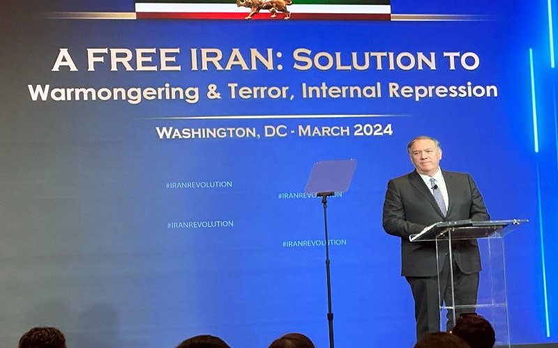 Former Secretary of State Mike Pompeo Delivers Blistering Rebuke of Iranian Regime's Malign Activities