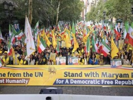 US Figures and Iranian Youth at UN Rally Call for Democratic Change in Iran US Figures and Iranian Youth at UN Rally Call for Democratic Change in Iran